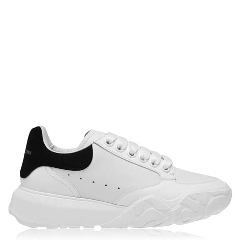 mcqueen trainers sale|alexander mcqueen oversized court trainers.